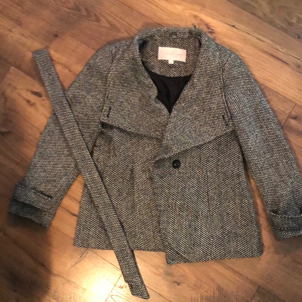 Jessica Simpson houndstooth winter coat